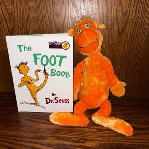 Kohl's Cares Dr.Seuss The Foot Book 18" Plush And Hardback Book